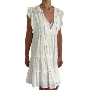 Knox Rose White Tassel Dress Lots of Details